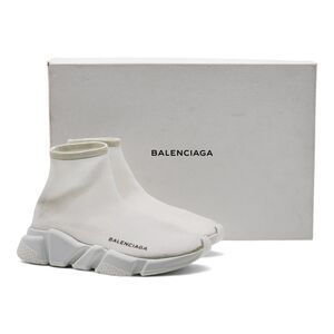 Balenciaga Mesh Fabric Speed Trainer Sneakers in White 35 5 US $895